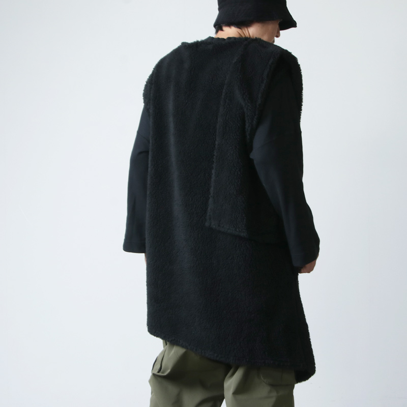 ENGINEERED GARMENTS(󥸥˥ɥ) Wrap Knit Vest -Polyester Shearling