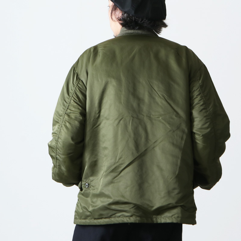 ENGINEERED GARMENTS (エンジニアードガーメンツ) Aviator Jacket -Flight Satin Nylon