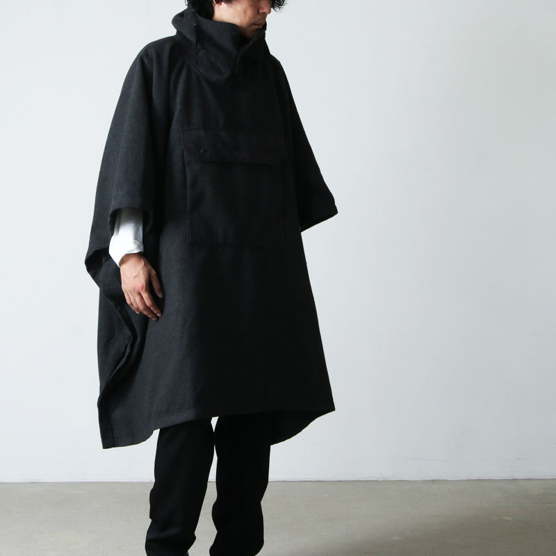 ENGINEERED GARMENTS(󥸥˥ɥ) Poncho -Polyester Fake Melton