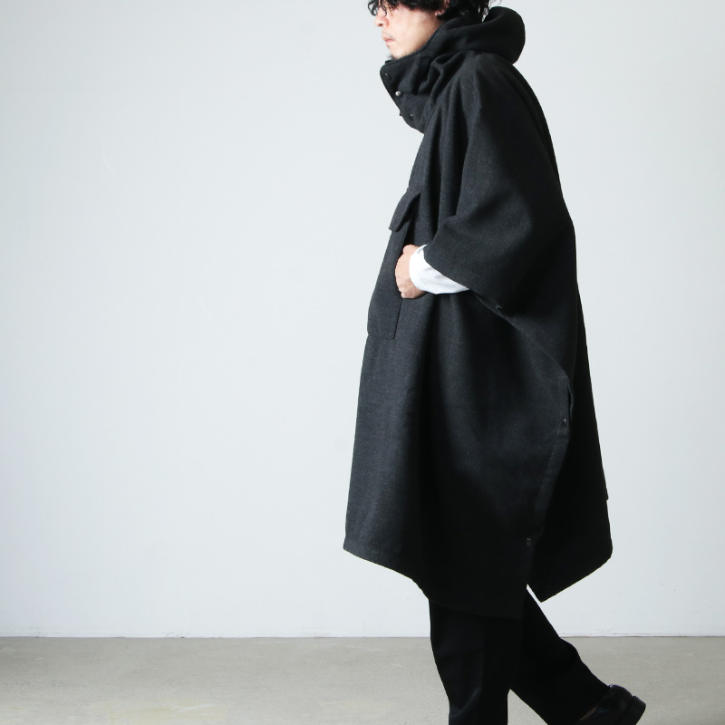 ENGINEERED GARMENTS(󥸥˥ɥ) Poncho -Polyester Fake Melton