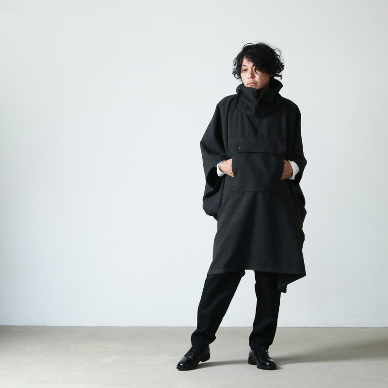 ENGINEERED GARMENTS(󥸥˥ɥ) Poncho -Polyester Fake Melton