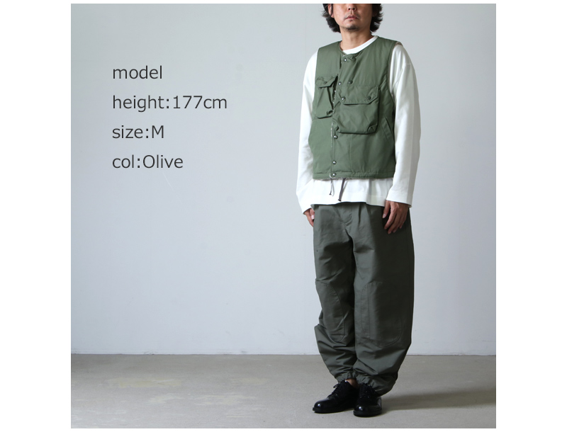 ENGINEERED GARMENTS (エンジニアードガーメンツ) Cover Vest -PC ...