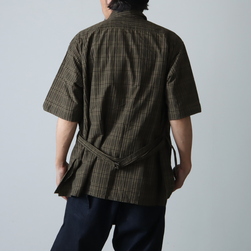 ENGINEERED GARMENTS(󥸥˥ɥ) S/S Bush Shirt -Cotton Madras Check