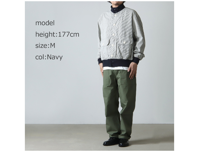 ENGINEERED GARMENTS(󥸥˥ɥ) A-1 Jacket -Seersucker Stripe