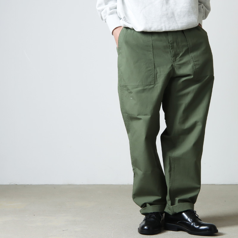 オリーブウエストENGINEERED GARMENTS ファティーグパンツ - ワーク