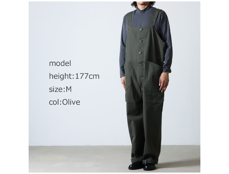 ENGINEERED GARMENTS (エンジニアードガーメンツ) Overalls - Heavyweight Cotton Ripstop /  オーバーオール