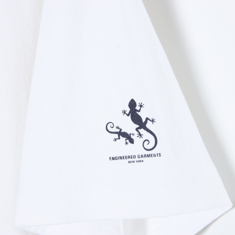 ENGINEERED GARMENTS(󥸥˥ɥ) Printed Cross Crew Neck T-shirt