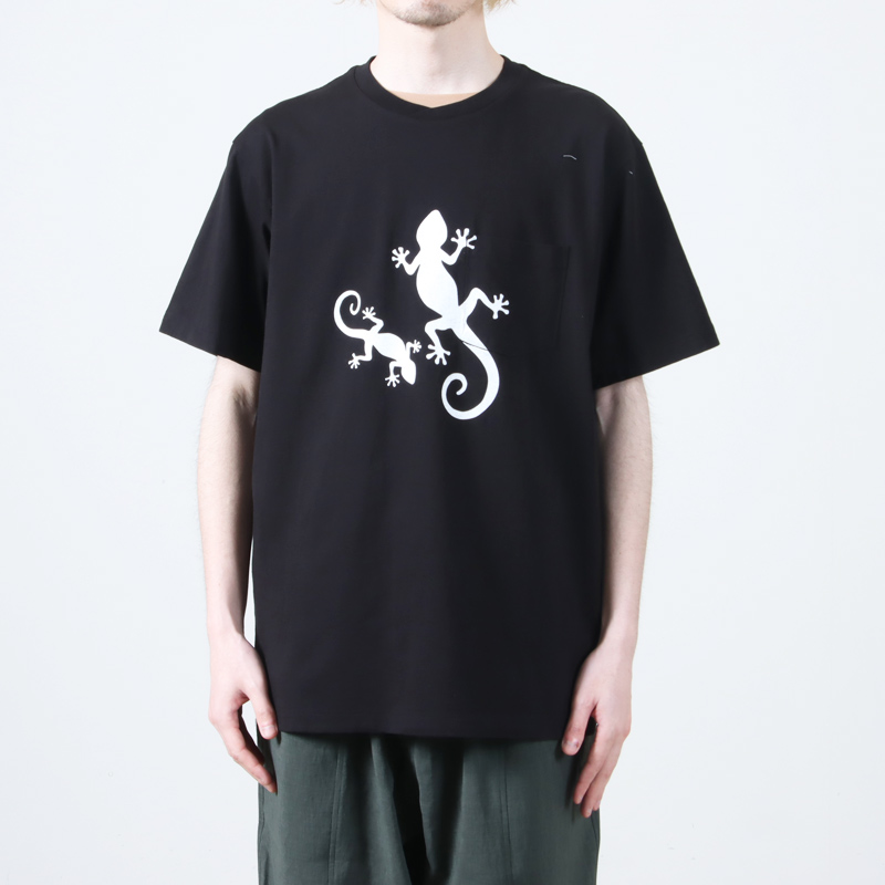 ENGINEERED GARMENTS(󥸥˥ɥ) Printed Cross Crew Neck T-shirt