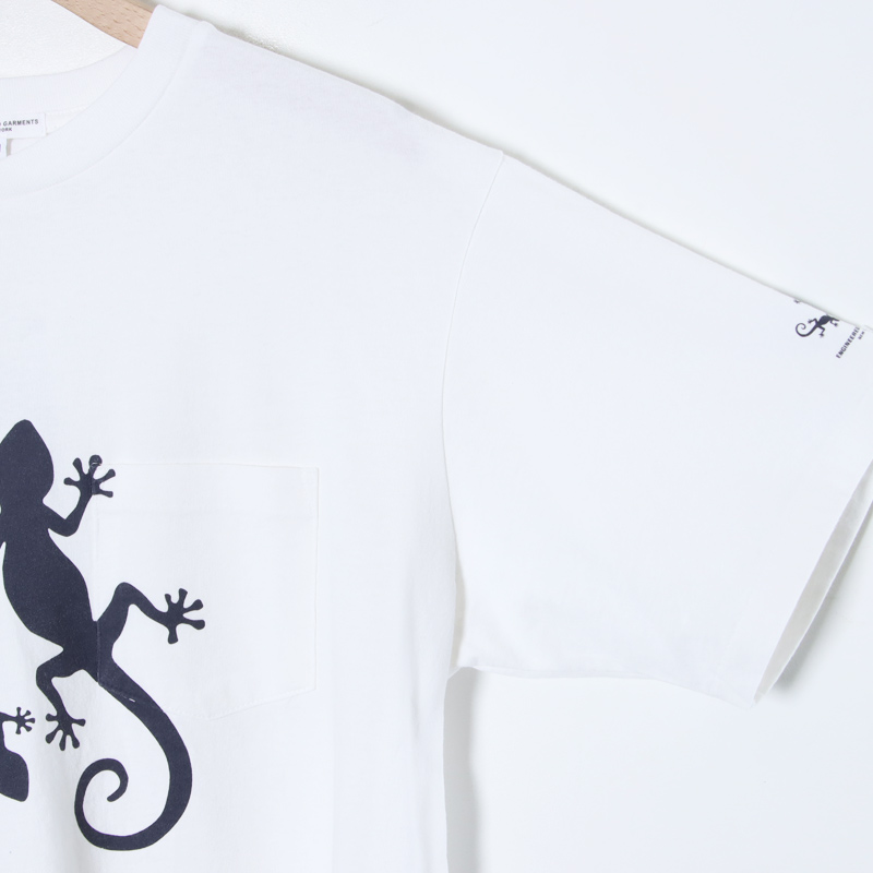 ENGINEERED GARMENTS(󥸥˥ɥ) Printed Cross Crew Neck T-shirt
