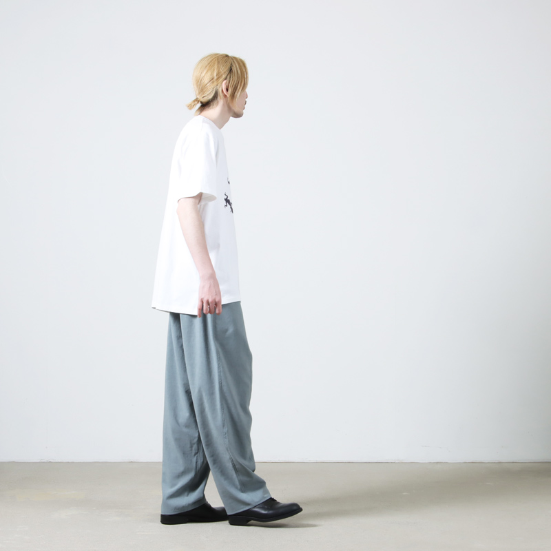 ENGINEERED GARMENTS(󥸥˥ɥ) Printed Cross Crew Neck T-shirt