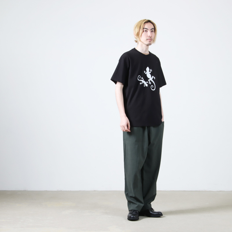 ENGINEERED GARMENTS(󥸥˥ɥ) Printed Cross Crew Neck T-shirt