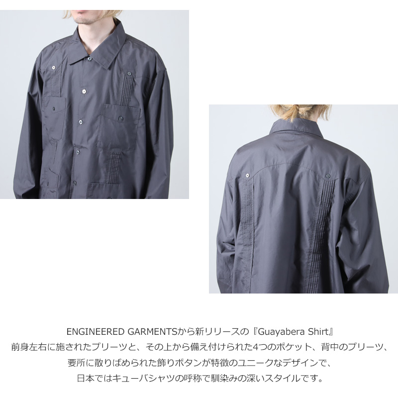 ENGINEERED GARMENTS(󥸥˥ɥ) Guayabera Shirt 100's Broadcloth