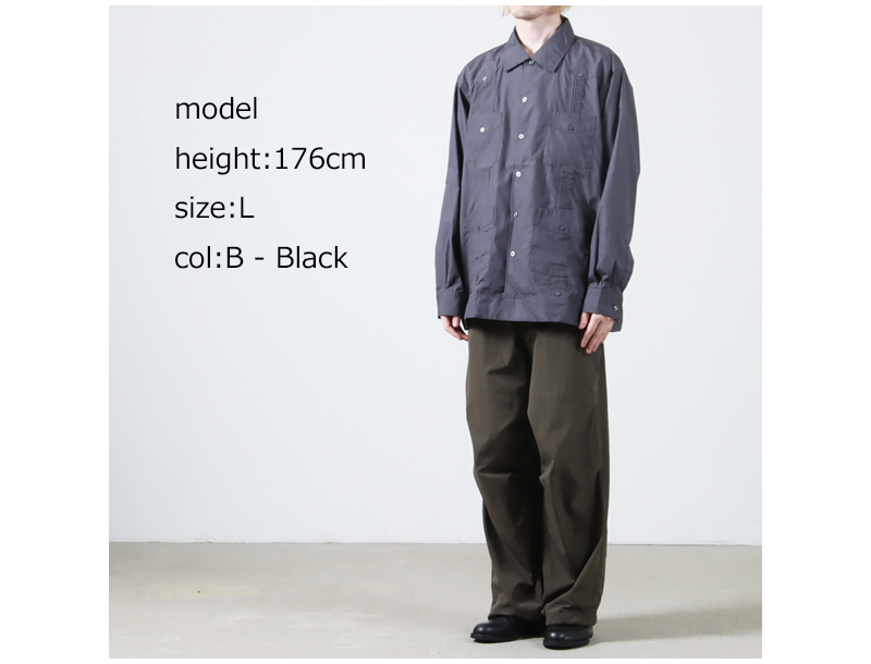 ENGINEERED GARMENTS(󥸥˥ɥ) Guayabera Shirt 100's Broadcloth