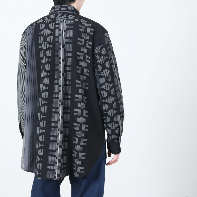 ENGINEERED GARMENTS(���󥸥˥����ɥ�������) 19 Century BD Shirt - Multi Pattern Stripe Jacquard