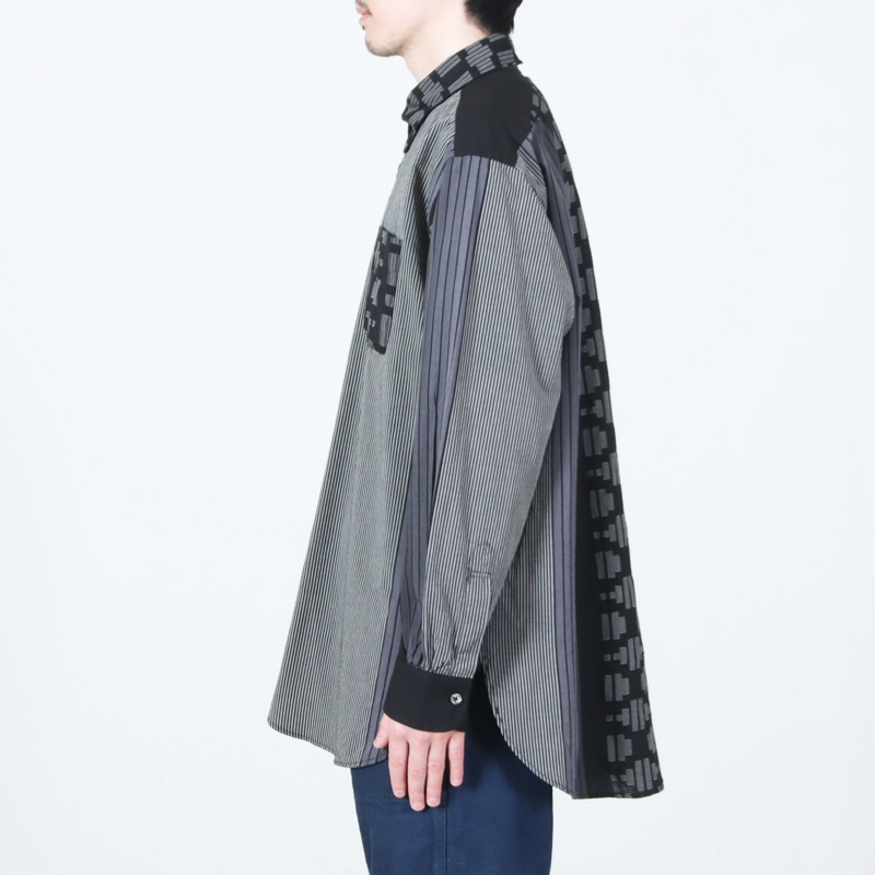 ENGINEERED GARMENTS(���󥸥˥����ɥ�������) 19 Century BD Shirt - Multi Pattern Stripe Jacquard