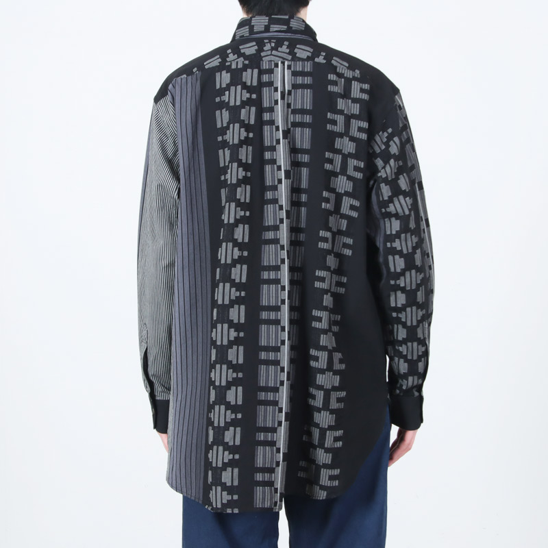 ENGINEERED GARMENTS(���󥸥˥����ɥ�������) 19 Century BD Shirt - Multi Pattern Stripe Jacquard