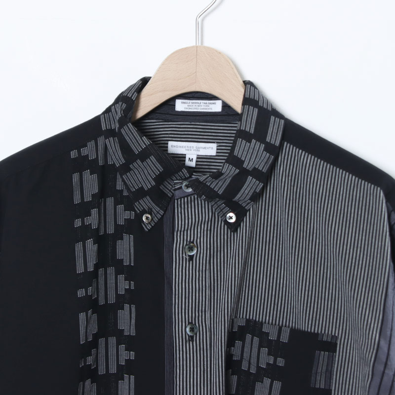 ENGINEERED GARMENTS(���󥸥˥����ɥ�������) 19 Century BD Shirt - Multi Pattern Stripe Jacquard