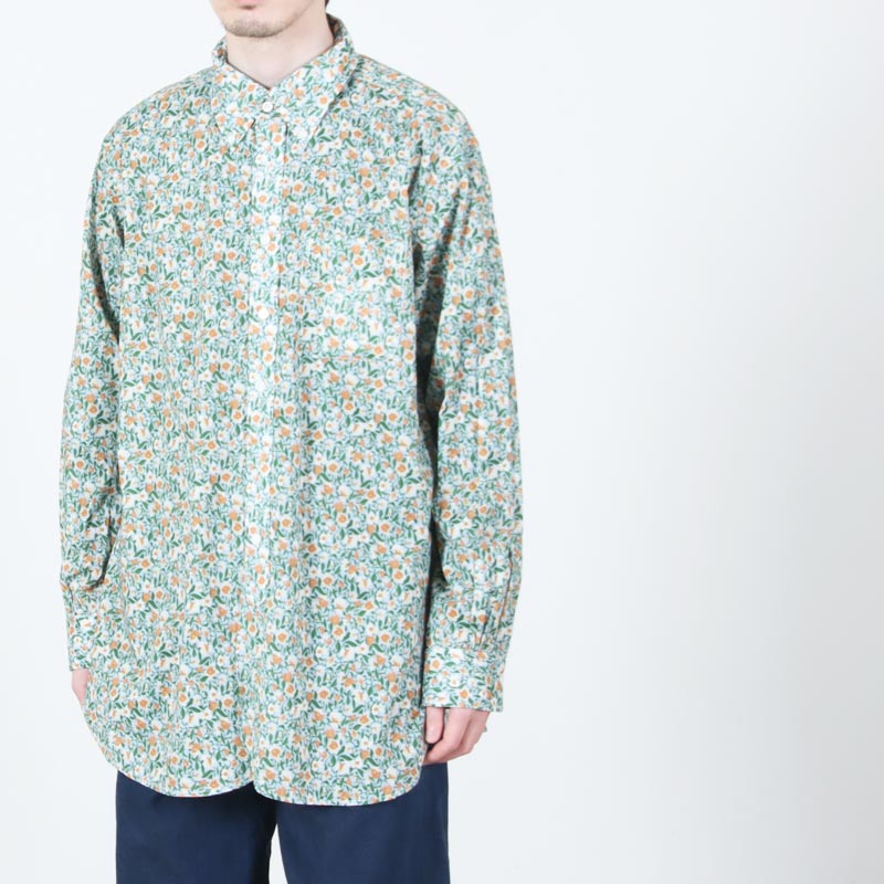 ENGINEERED GARMENTS(���󥸥˥����ɥ�������) 19 Century BD Shirt - Small Floral Cotton Lawn