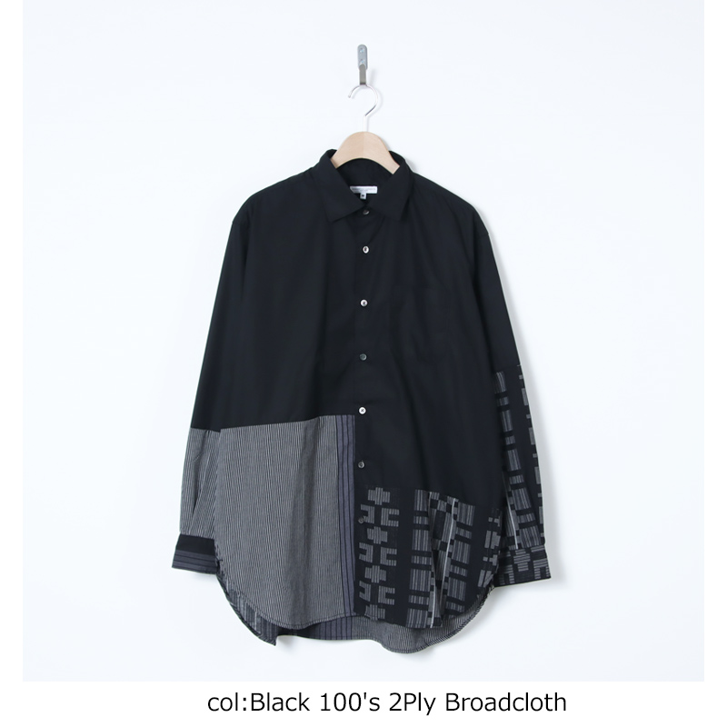 ENGINEERED GARMENTS(���󥸥˥����ɥ�������) Combo Spread Collar Shirt