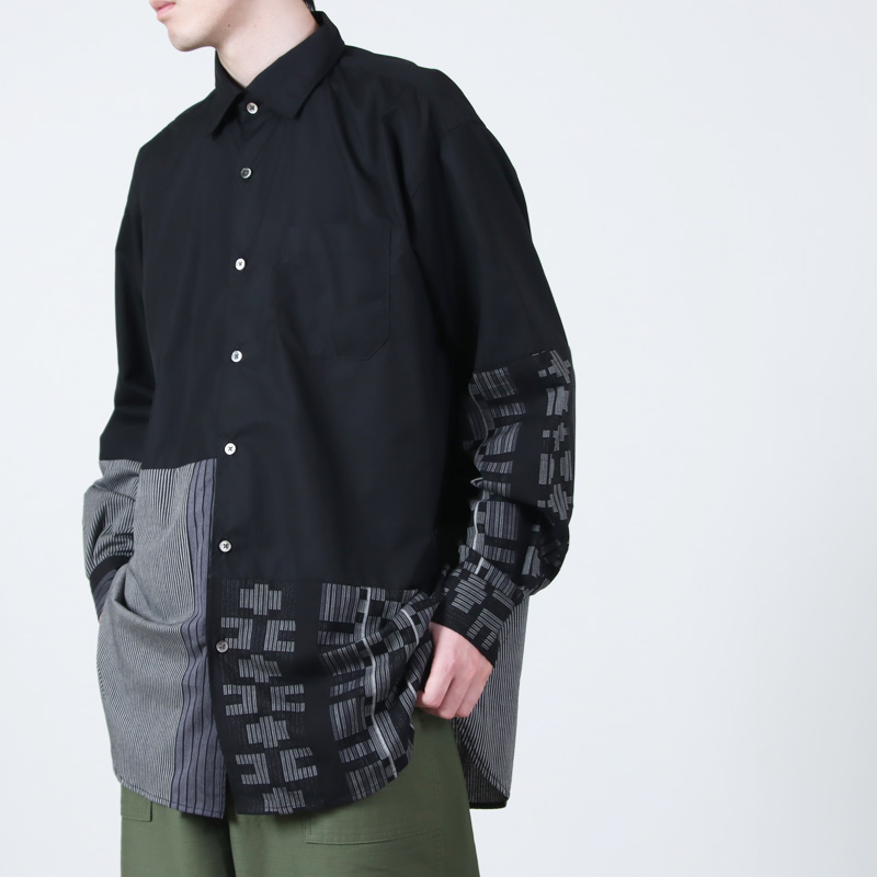 ENGINEERED GARMENTS(���󥸥˥����ɥ�������) Combo Spread Collar Shirt