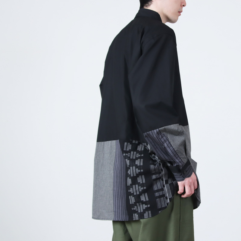 ENGINEERED GARMENTS(���󥸥˥����ɥ�������) Combo Spread Collar Shirt