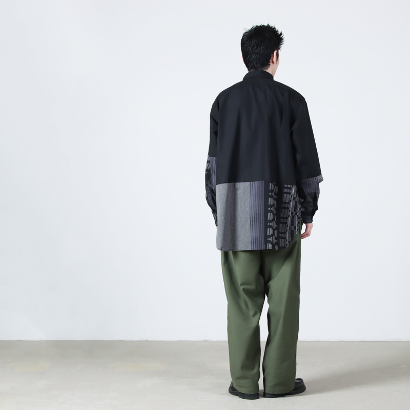 ENGINEERED GARMENTS(���󥸥˥����ɥ�������) Combo Spread Collar Shirt