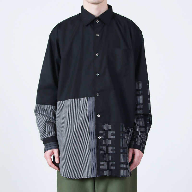 ENGINEERED GARMENTS(���󥸥˥����ɥ�������) Combo Spread Collar Shirt