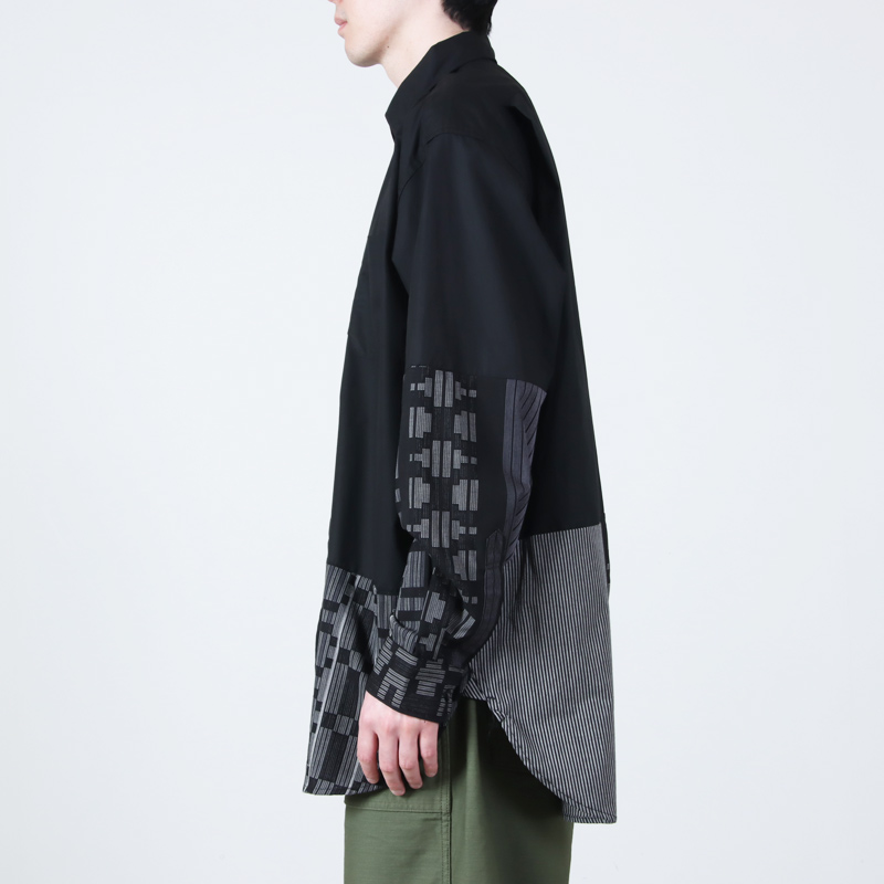 ENGINEERED GARMENTS(���󥸥˥����ɥ�������) Combo Spread Collar Shirt