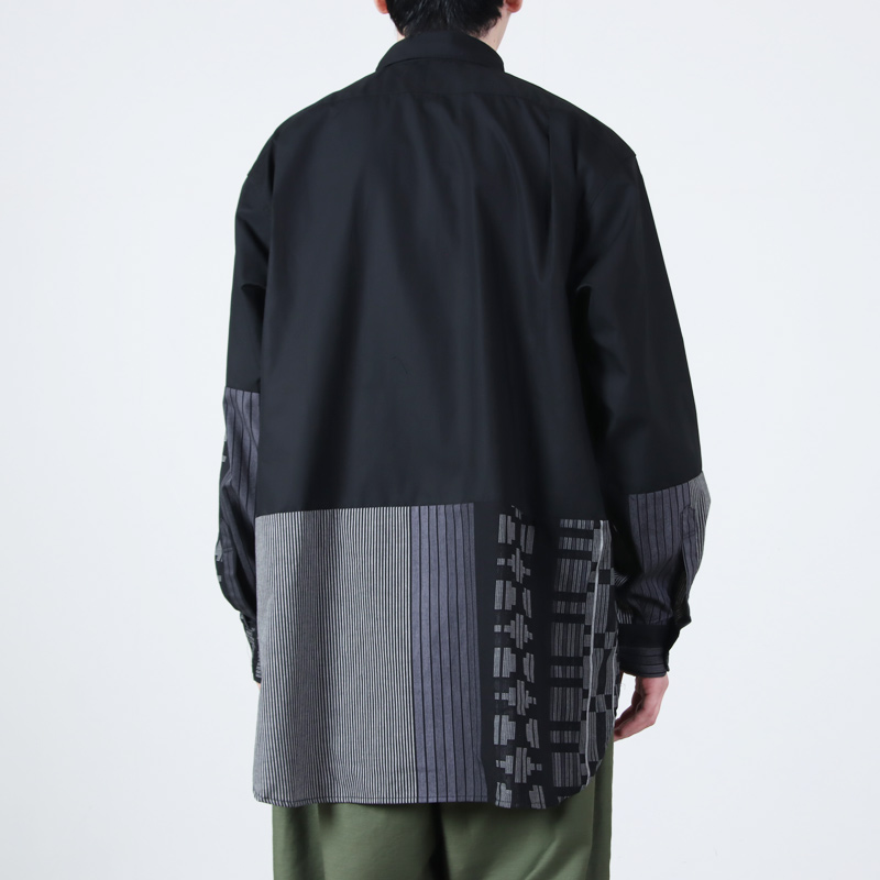 ENGINEERED GARMENTS(���󥸥˥����ɥ�������) Combo Spread Collar Shirt