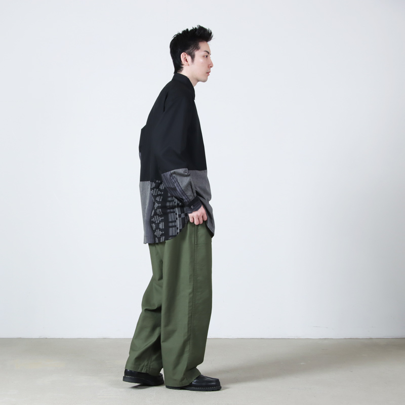 ENGINEERED GARMENTS(���󥸥˥����ɥ�������) Combo Spread Collar Shirt