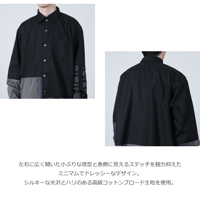 ENGINEERED GARMENTS(���󥸥˥����ɥ�������) Combo Spread Collar Shirt