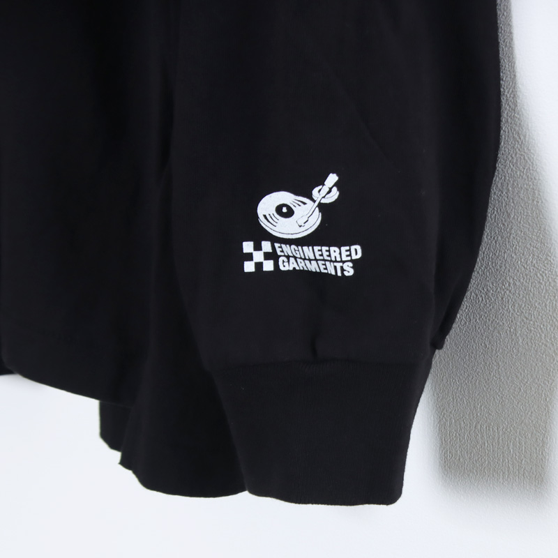 ENGINEERED GARMENTS(���󥸥˥����ɥ�������) Printed Cross Crew Neck L/S T-shirt