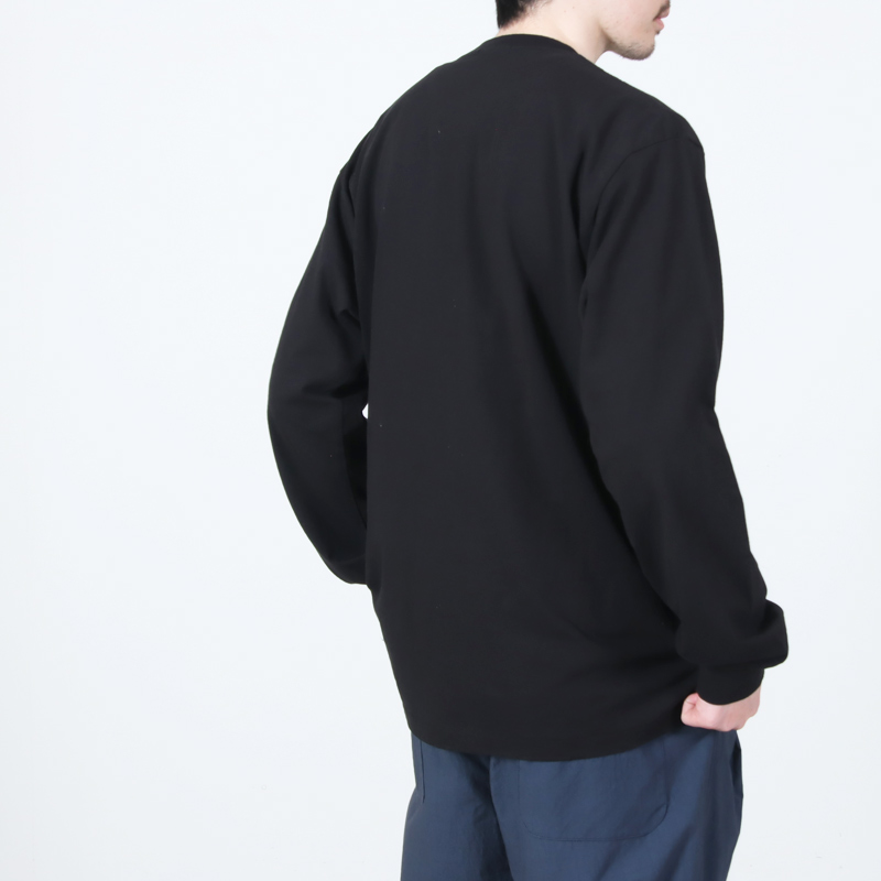 ENGINEERED GARMENTS(���󥸥˥����ɥ�������) Printed Cross Crew Neck L/S T-shirt