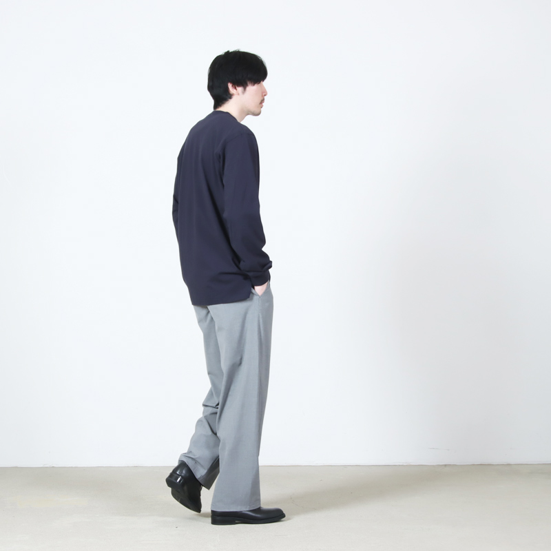 ENGINEERED GARMENTS(���󥸥˥����ɥ�������) Printed Cross Crew Neck L/S T-shirt