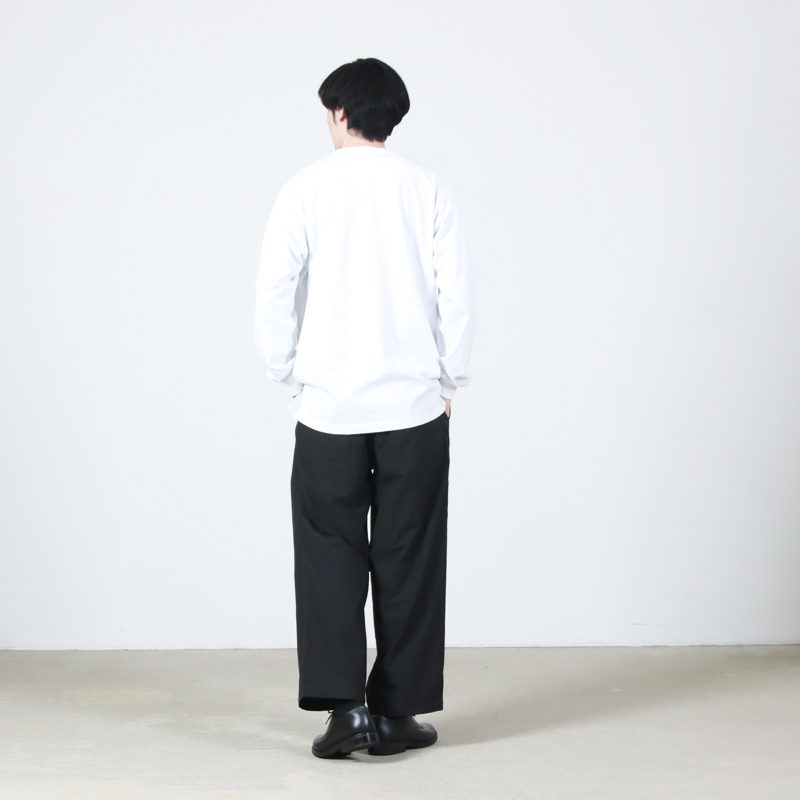 ENGINEERED GARMENTS(���󥸥˥����ɥ�������) Printed Cross Crew Neck L/S T-shirt