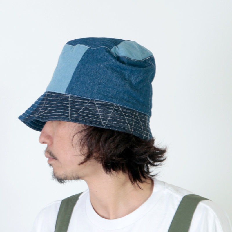 ENGINEERED GARMENTS(󥸥˥ɥ) Bucket Hat - Washed 8oz Denim