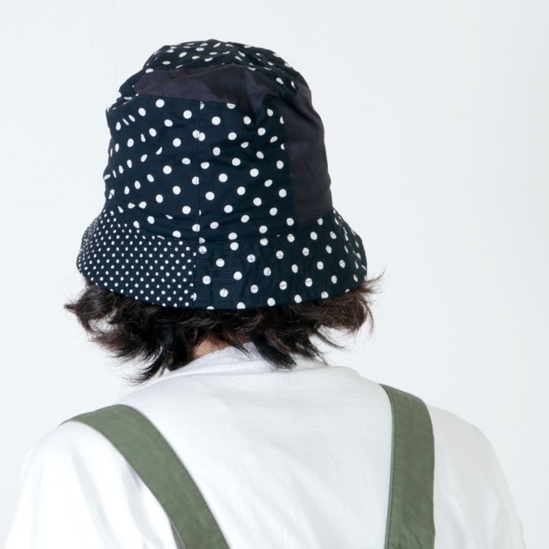 polka dot bucket hat