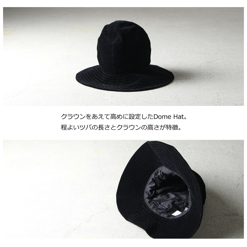 ENGINEERED GARMENTS(󥸥˥ɥ) Dome Hat - Flocked Velveteen