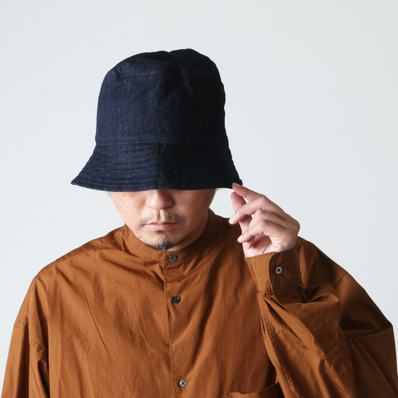 ENGINEERED GARMENTS(󥸥˥ɥ) Bucket Hat -Indigo 10oz Broken Denim