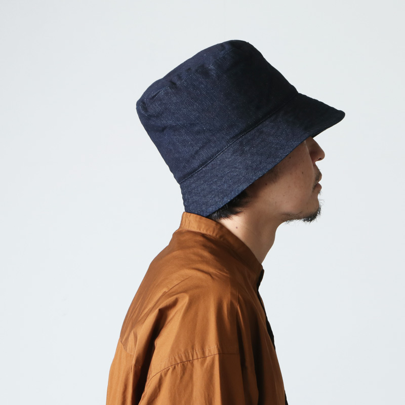 ENGINEERED GARMENTS(󥸥˥ɥ) Bucket Hat -Indigo 10oz Broken Denim