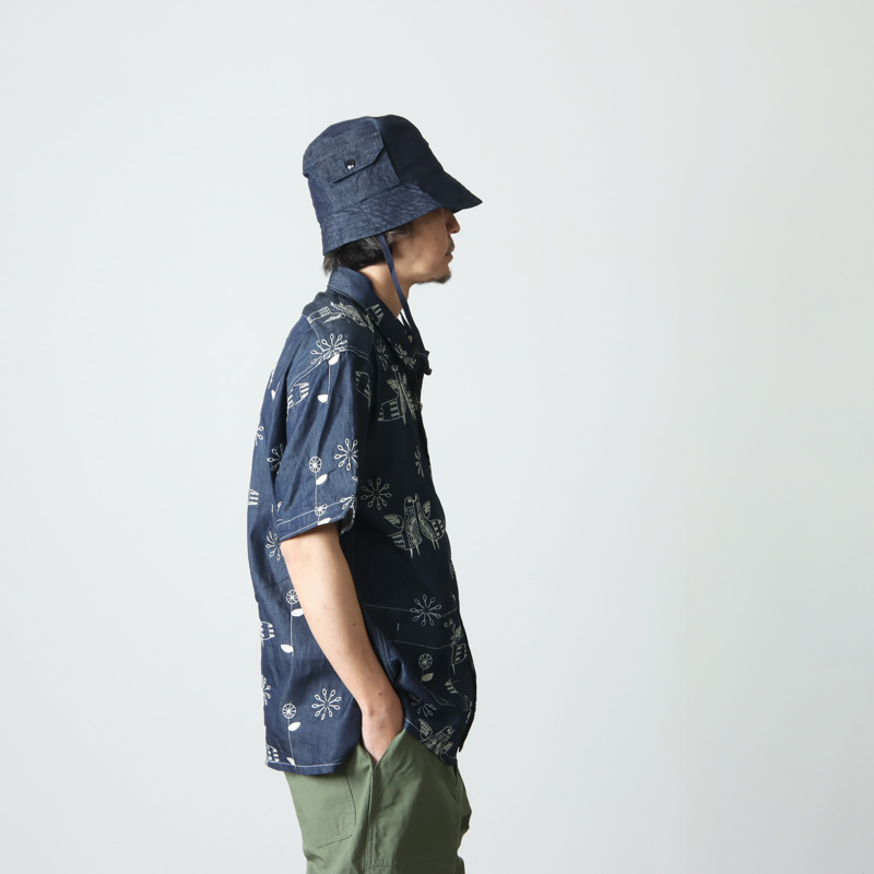 Engineered Garments Bucket Hat Indigo Industrial 8 oz. Denim