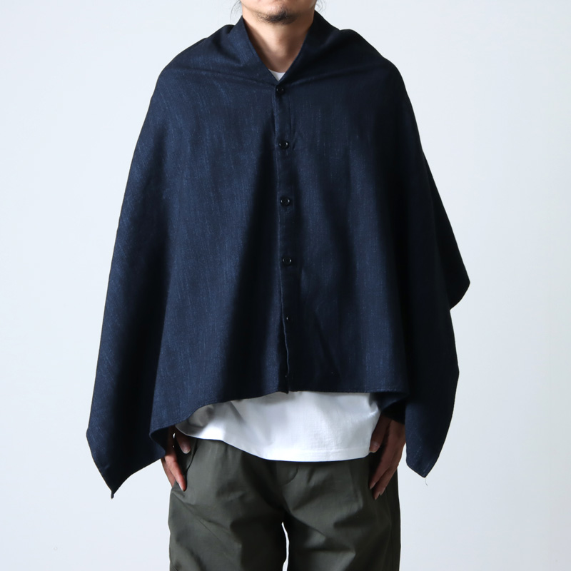 ENGINEERED GARMENTS(󥸥˥ɥ) Button Shawl - Melange Cotton Flannel