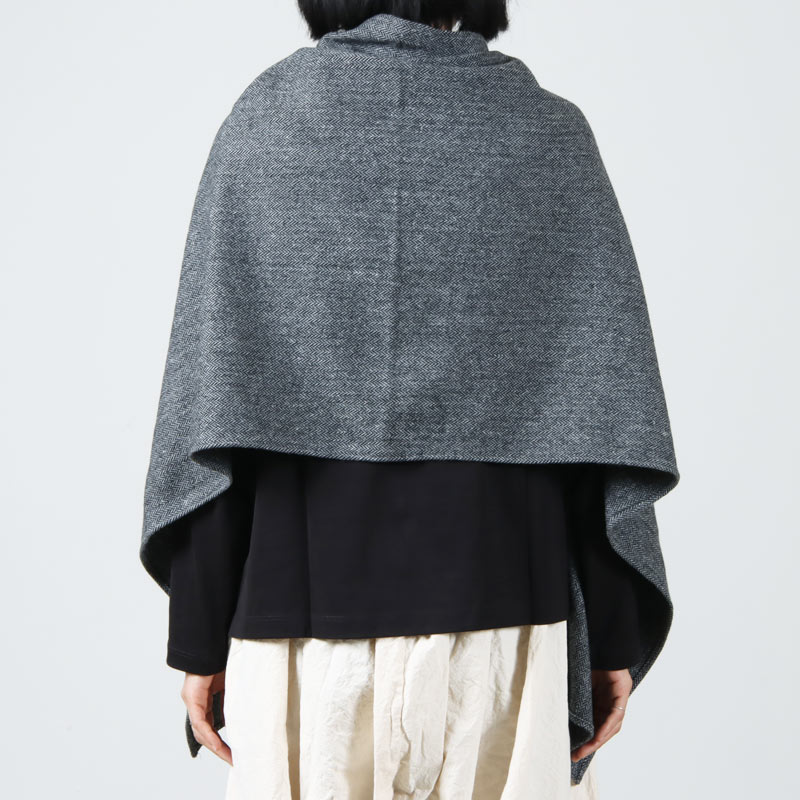 ENGINEERED GARMENTS(󥸥˥ɥ) Button Shawl -Poly Wool Herringbone