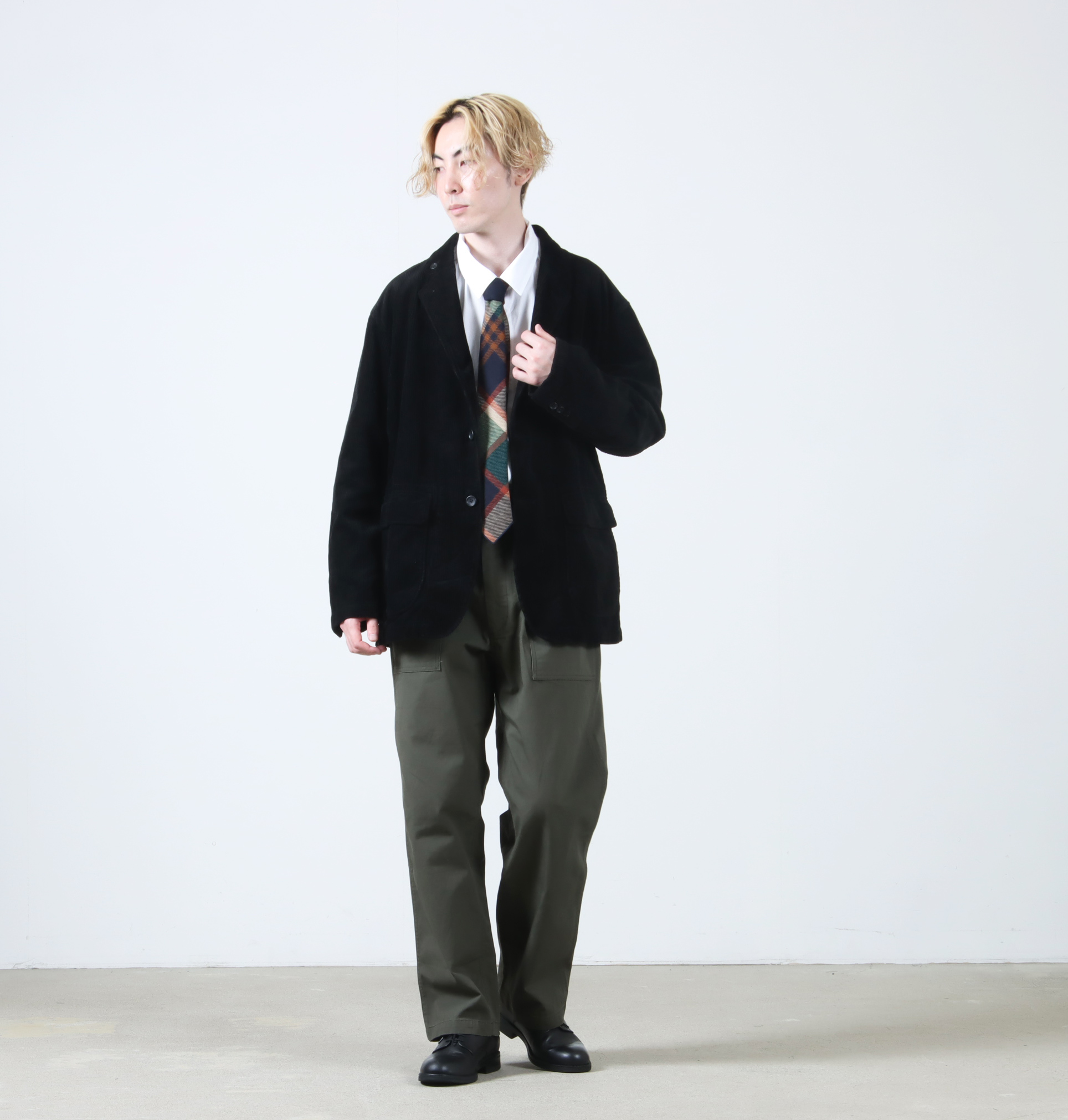 ENGINEERED GARMENTS(󥸥˥ɥ) Neck Tie Heavy Wool Plaid