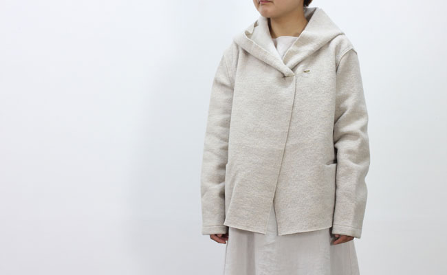 evam eva press wool short coat col:10.ベージュ | cotyle