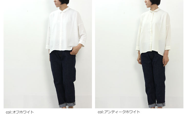 evameva(२) Cotton squuare shirt
