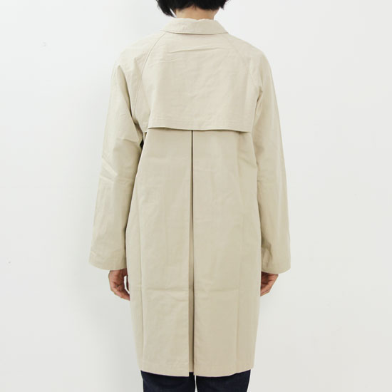 evameva (エヴァムエヴァ) Cotton hemp tremch coat