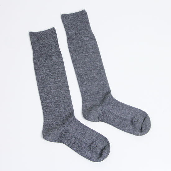 evameva(२) Preshrunk wool high socks