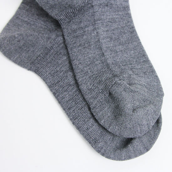 evameva(२) Preshrunk wool high socks