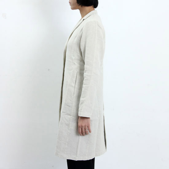 evameva(२) Cotton linen long jacket